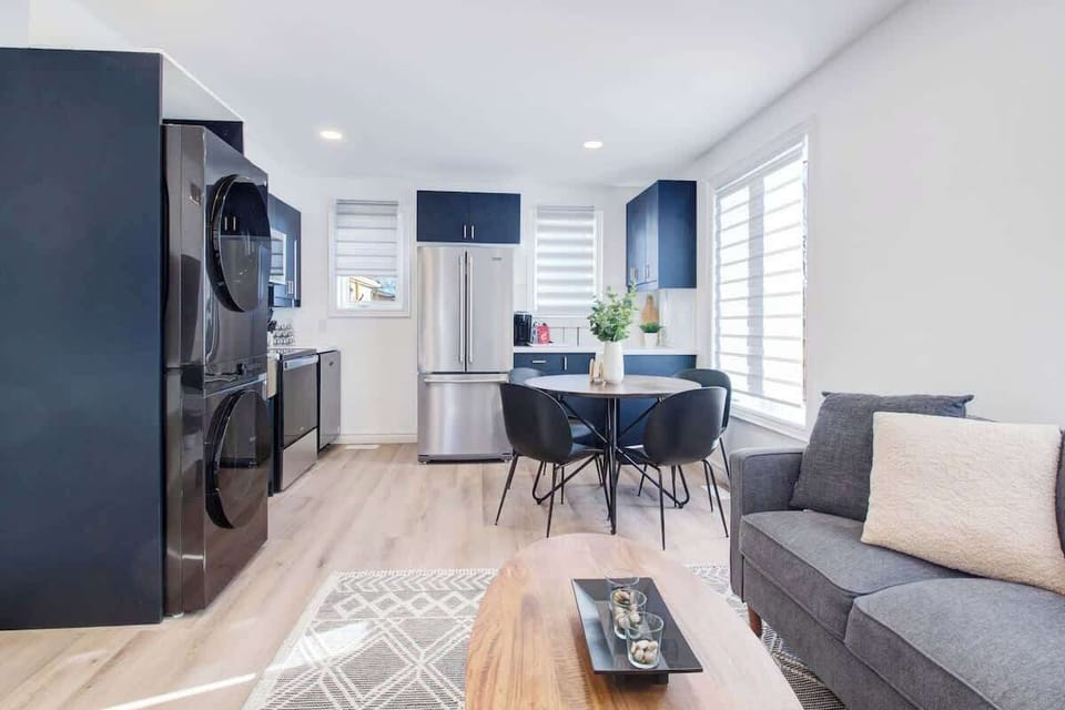 Create culinary masterpieces in your spacious kitchen complete.