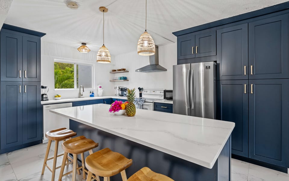 Modern, fully equipped kitchen designed for effortless vacation living.