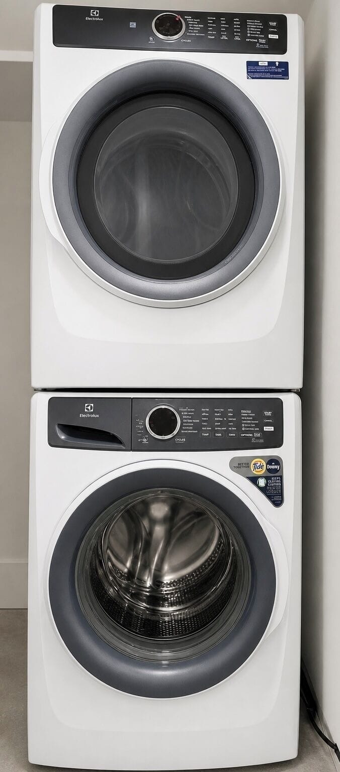 Convenient in-unit washer/dryer for easy laundry during your stay