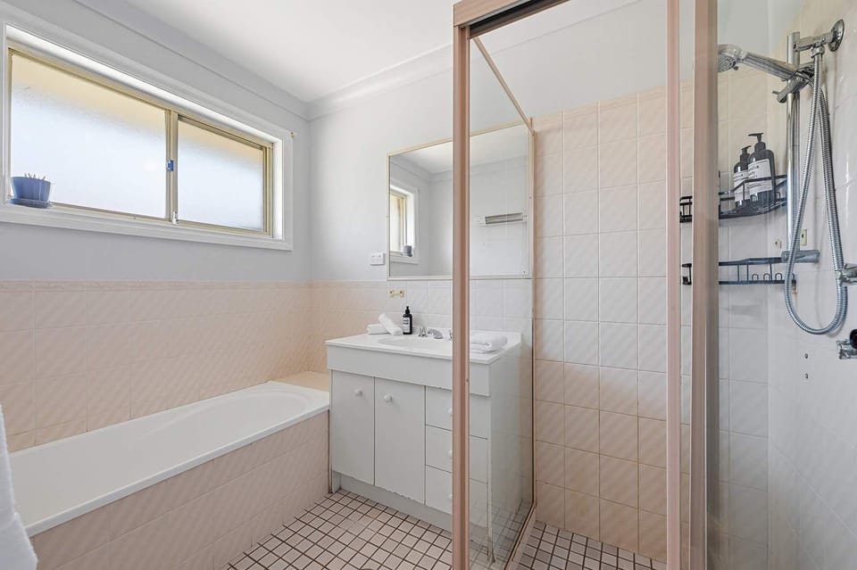 Bathroom - Shower, Bathtub + Separate Toilet