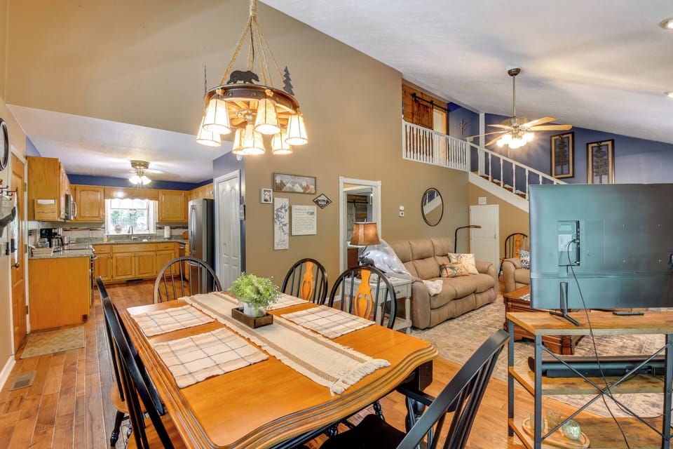 Dining Area | Dishware & Flatware | 1st Floor