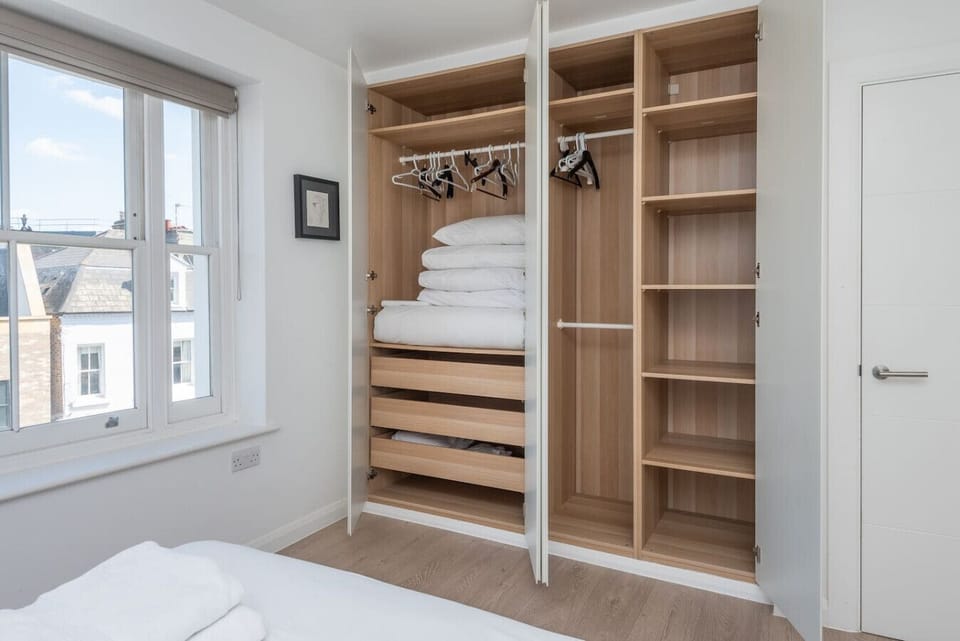 Plenty of wardrobe space to unpack and settle in comfortably.