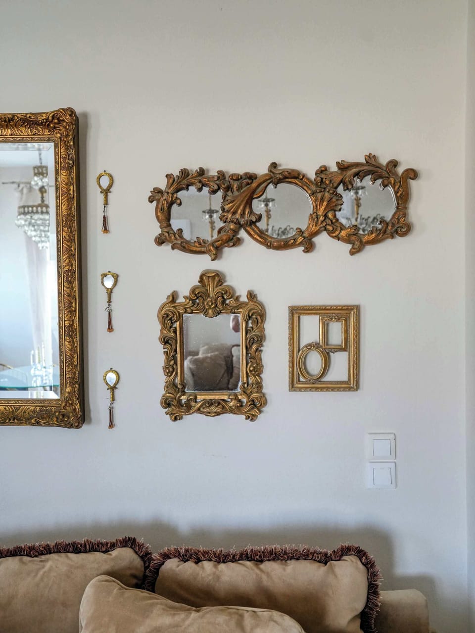 Carefully chosen details create a welcoming atmosphere that makes the apartment feel instantly inviting.