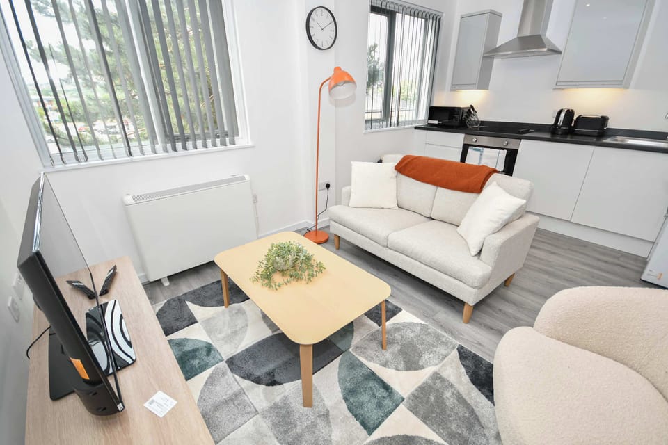 Living Space and Kitchen