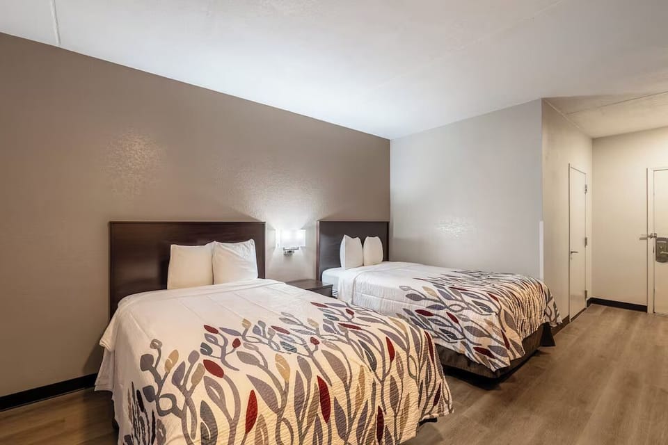 Settle in comfortably with two cozy beds for easy sharing.