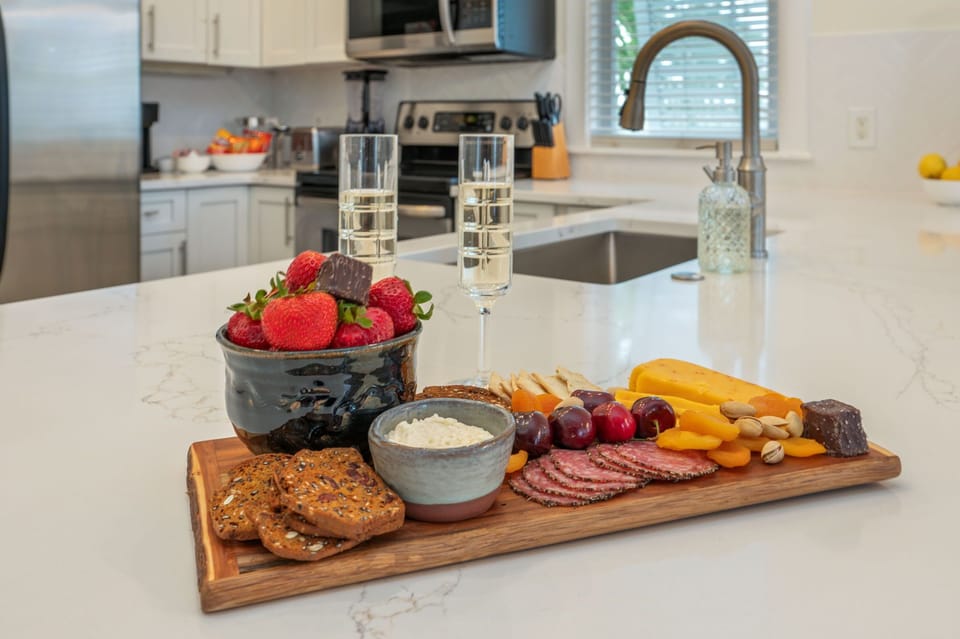 Fully stocked kitchen perfect for gatherings