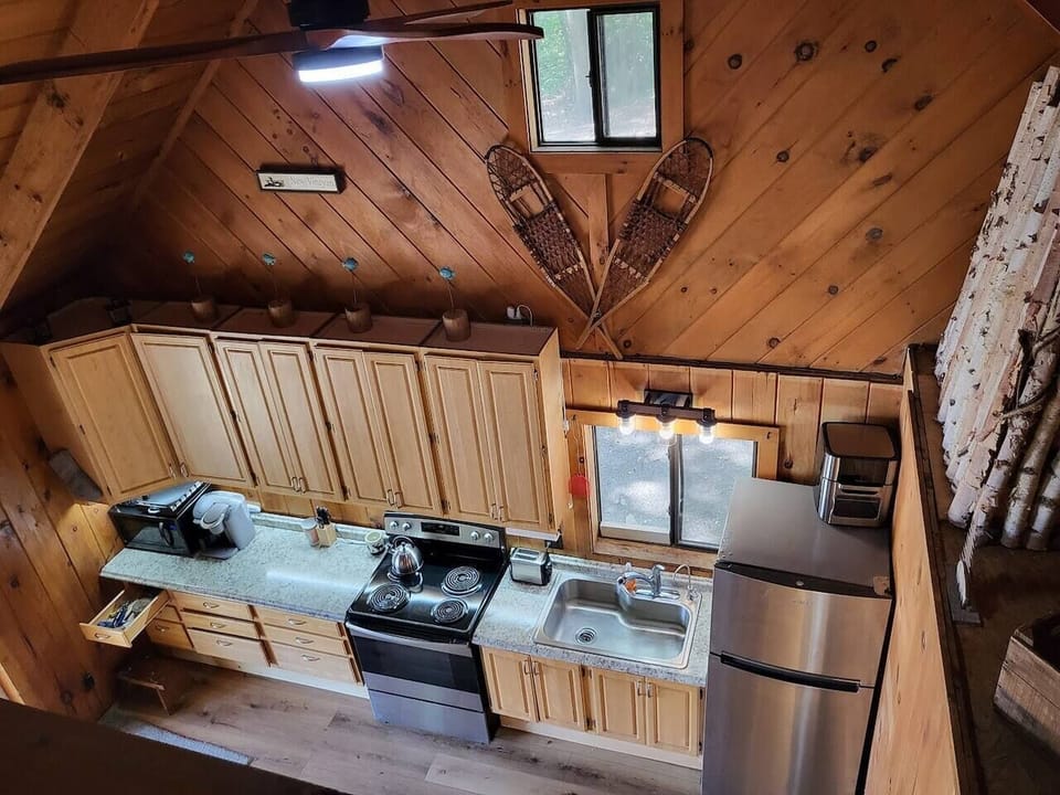 Kitchen view from the loft