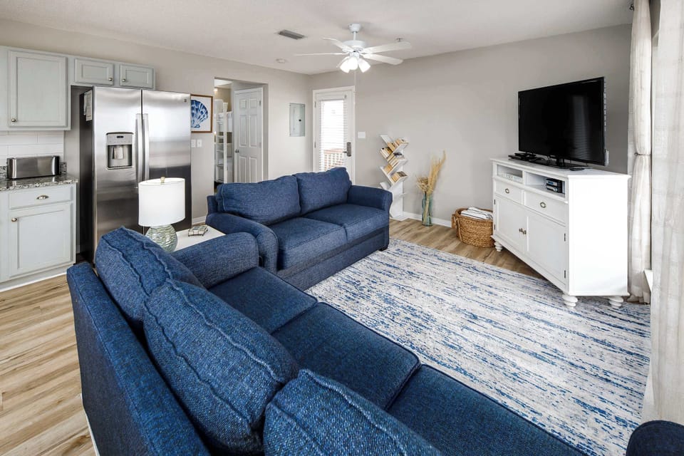Living room with TV