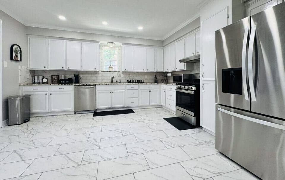 Spacious kitchen with plenty of counter space