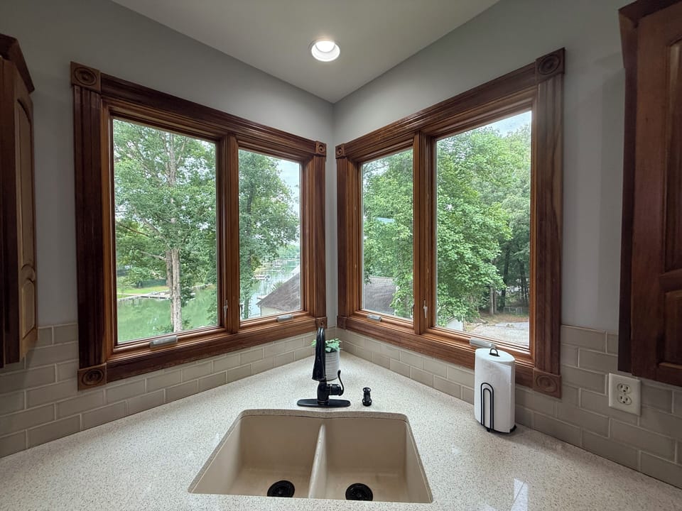 Lake View from Kitchen Sink