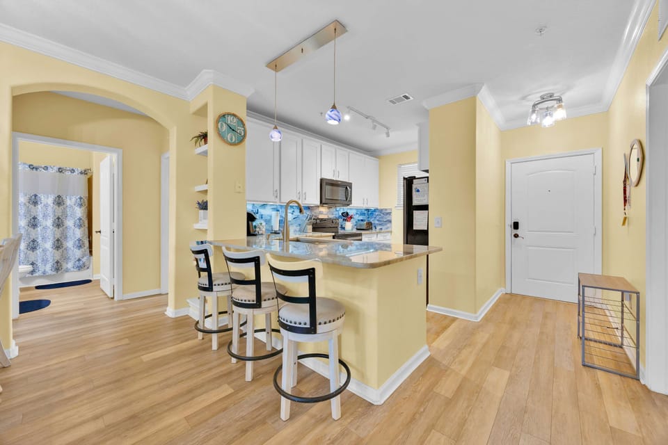 Casual seating for meals, snacks, and good conversation
