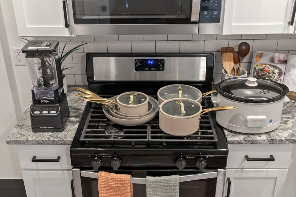 Fully stocked and ready for everything from quick breakfasts to family dinners.
