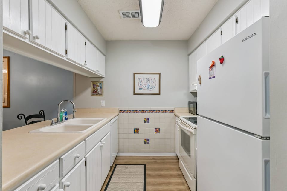 Enjoy this fully stocked kitchen with everything you'll need during your stay.