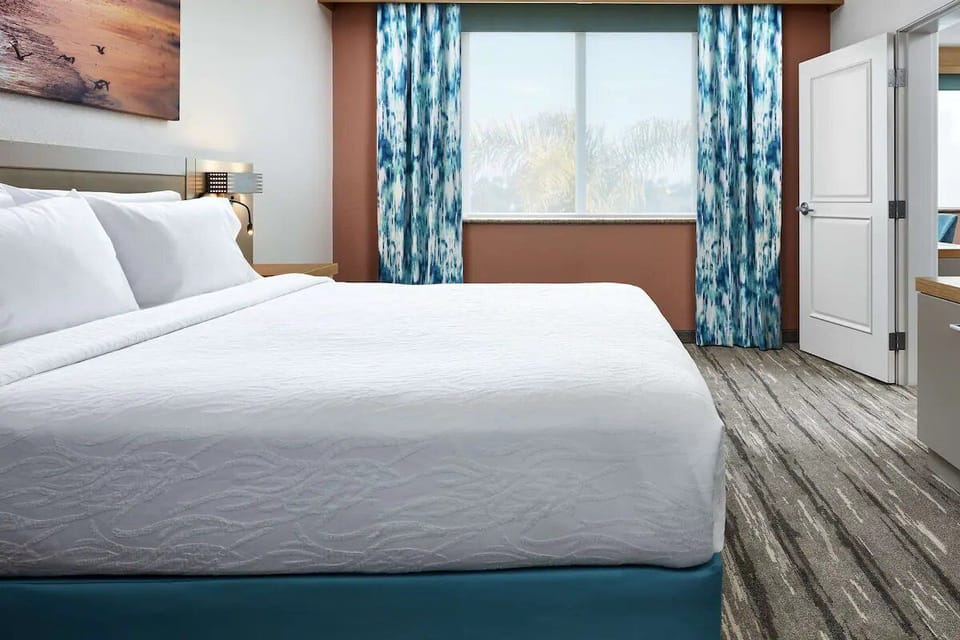 Bedroom. Interior and views may vary based on location and availability