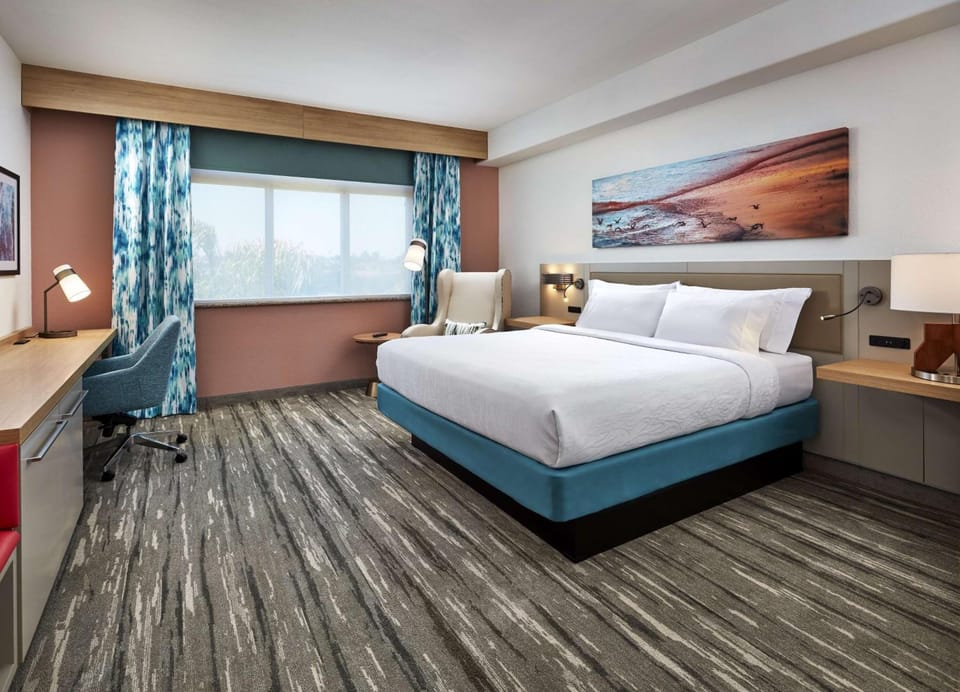 Bedroom. Interior and views may vary based on location and availability