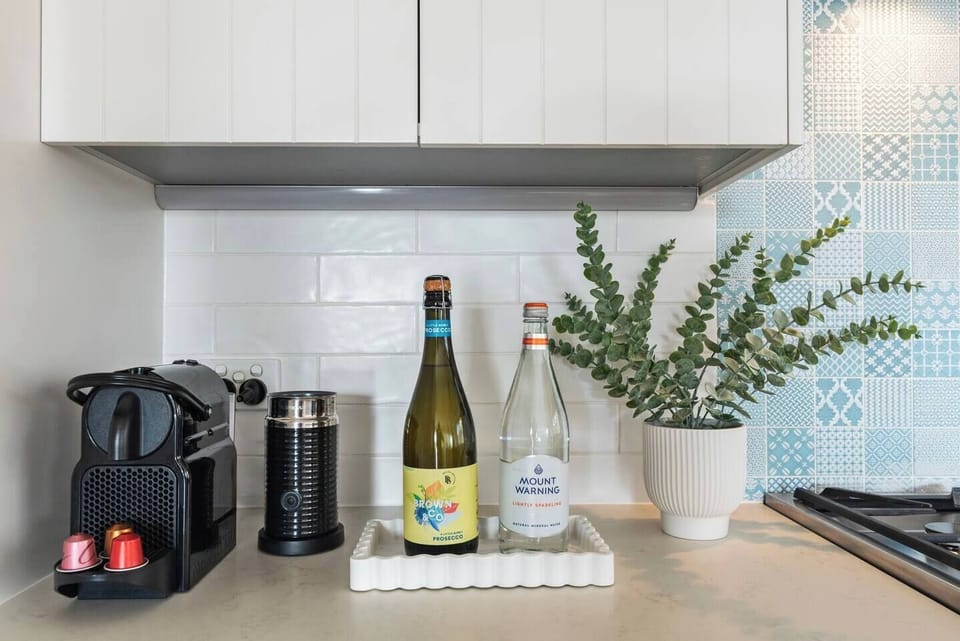Start the day in the kitchen with a freshly brewed coffee from the Nespresso machine before setting out to explore Broadbeach and the coastline.