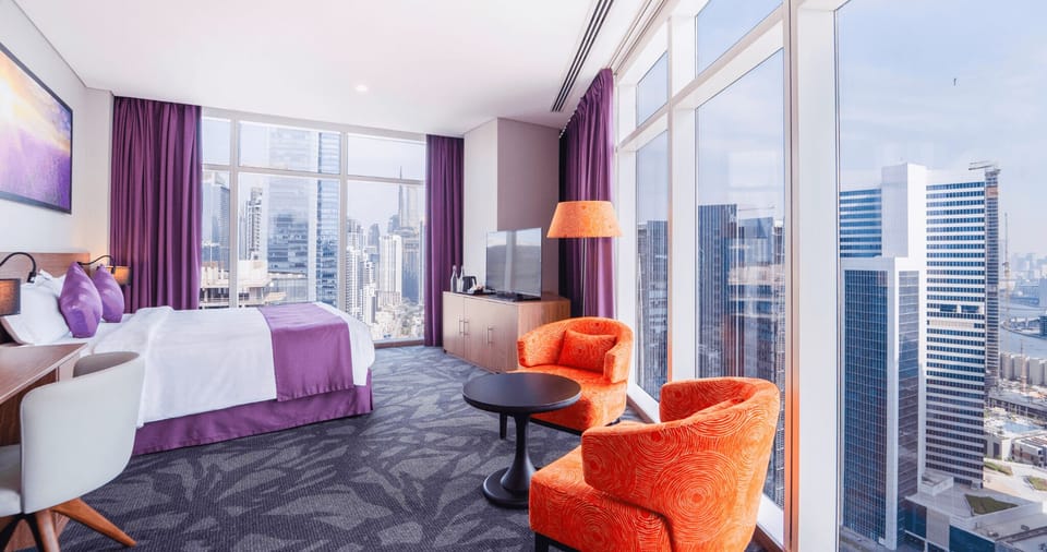 Bedroom. Interior and views may vary based on location and availability