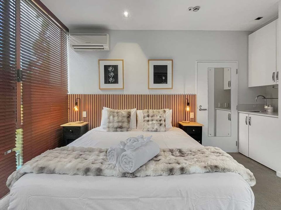 Spacious studio layout designed for comfort, relaxation and convenience.