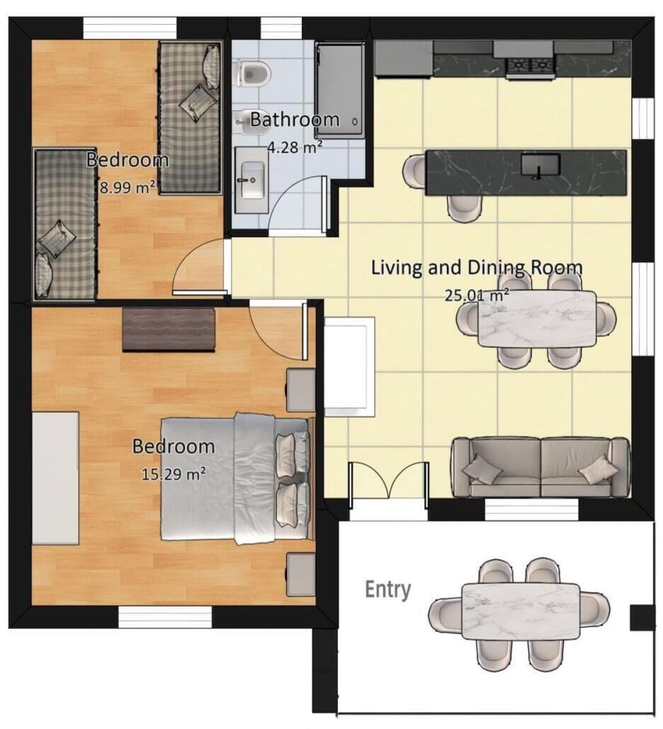 Lower floor