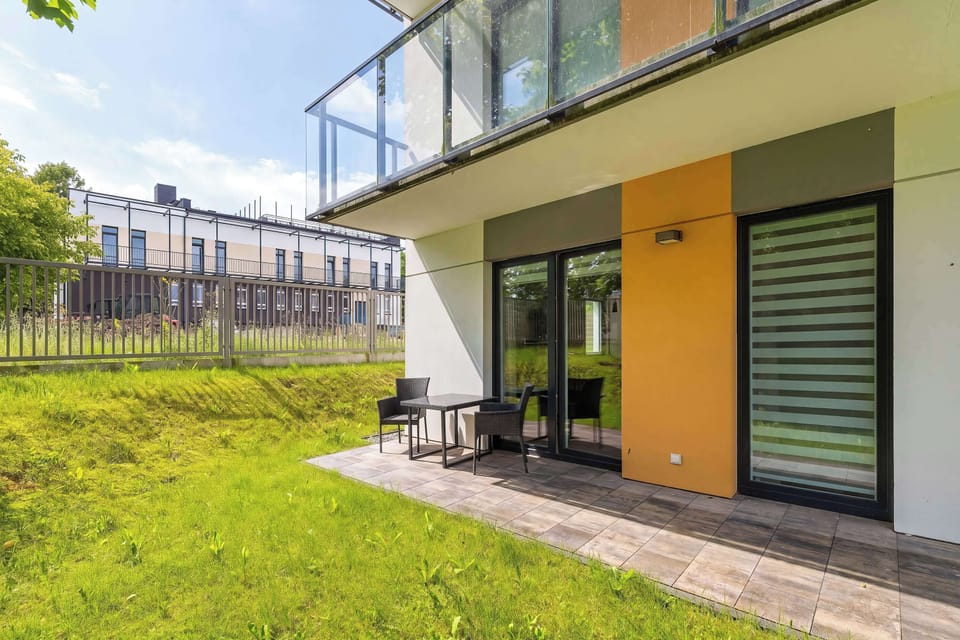 The garden provides a serene environment for relaxation.