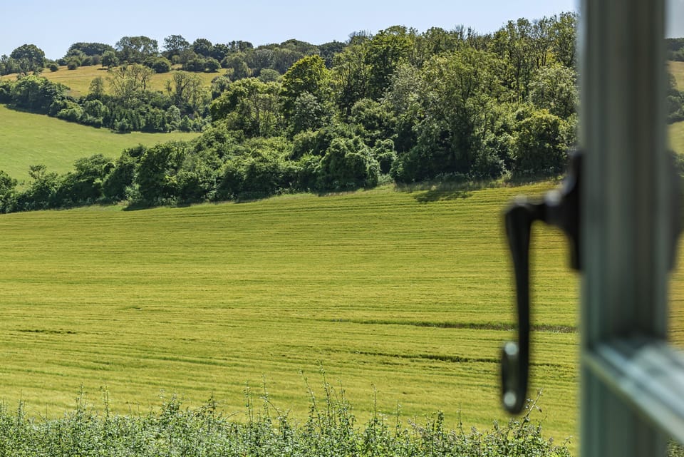 Foxearth, Winterborne Houghton, Blandford: The wonderful view from the bedroom