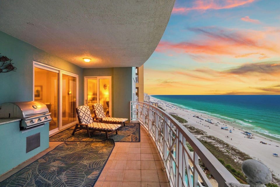 Private Balcony overlooking the Gulf