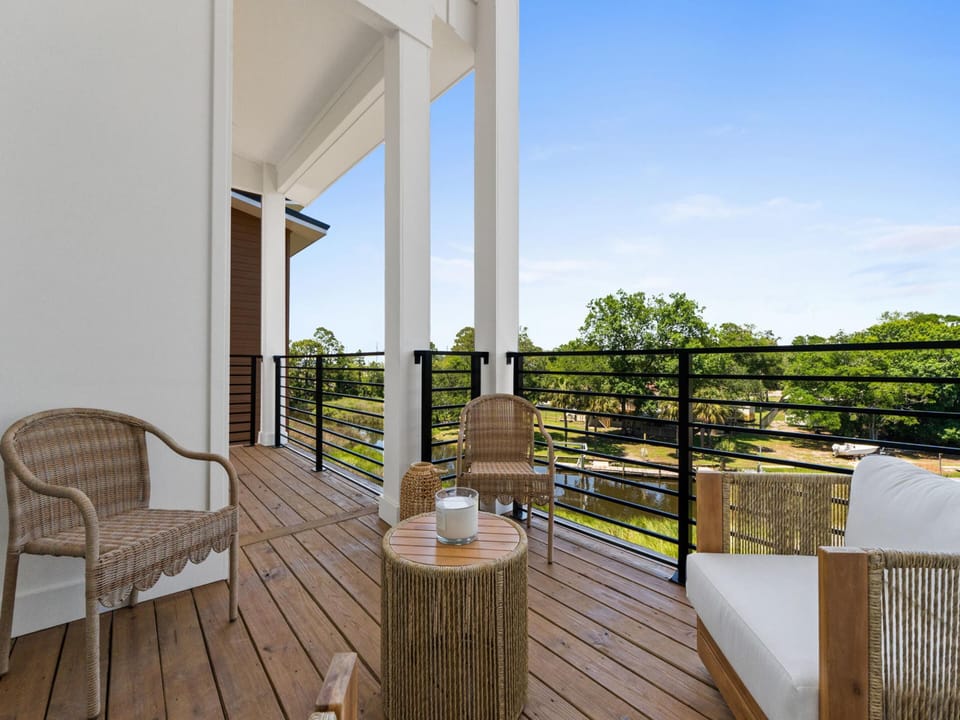 3010 Whispering Sand A - Furnished Balcony - Views of Grand Lagoon