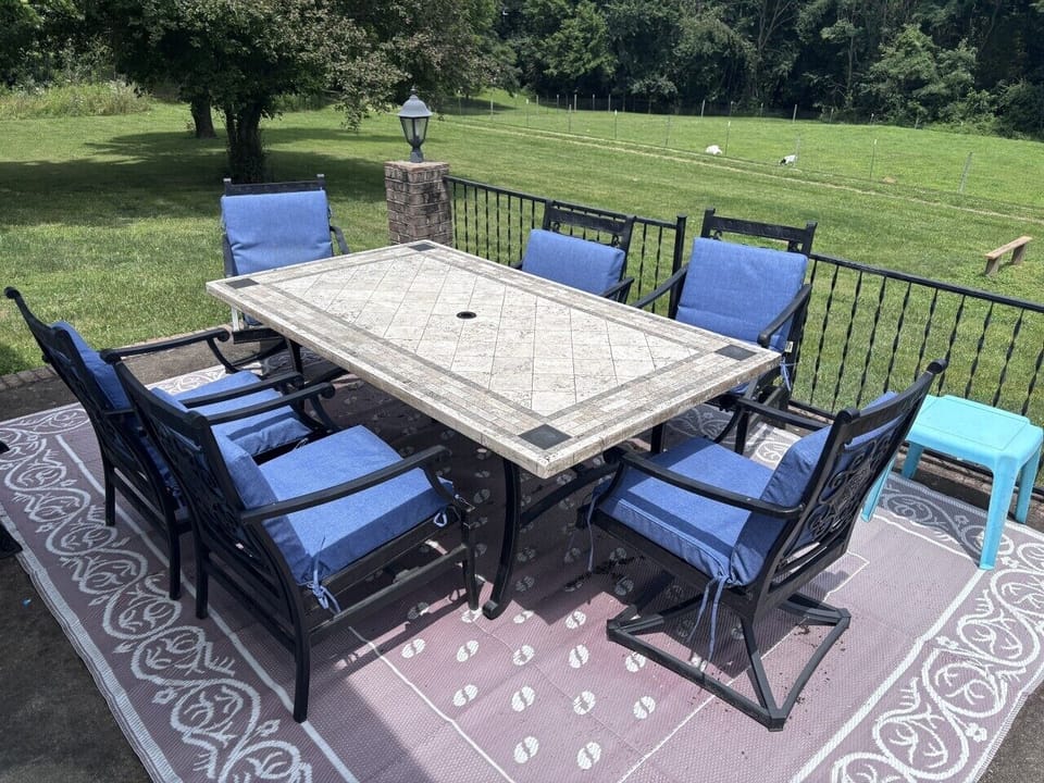Side Patio Dining Table