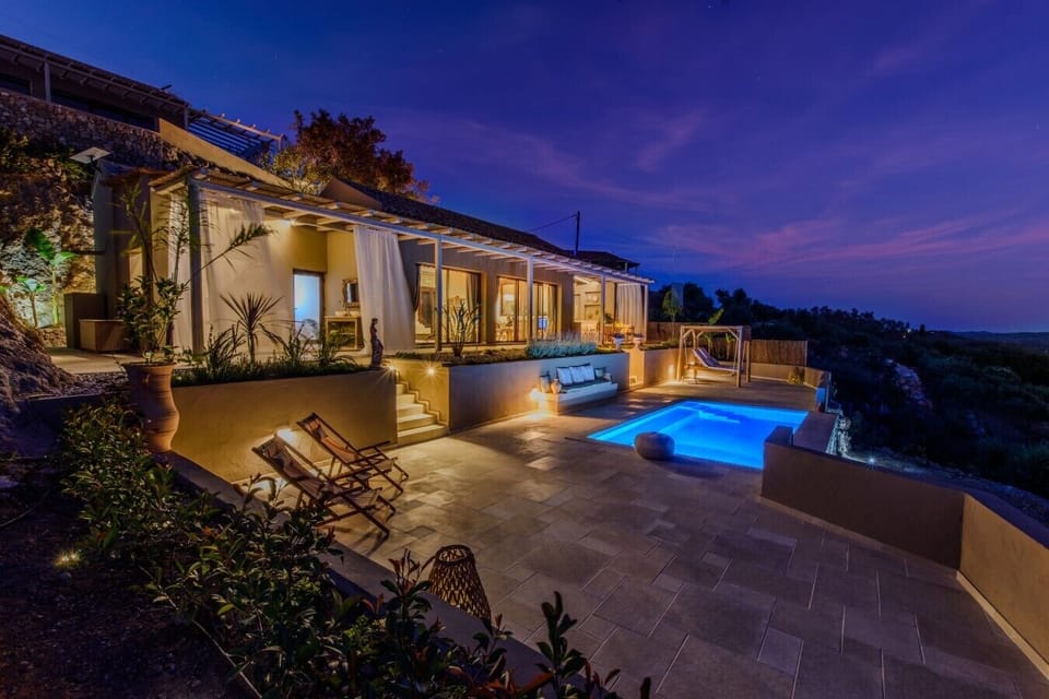 property at night