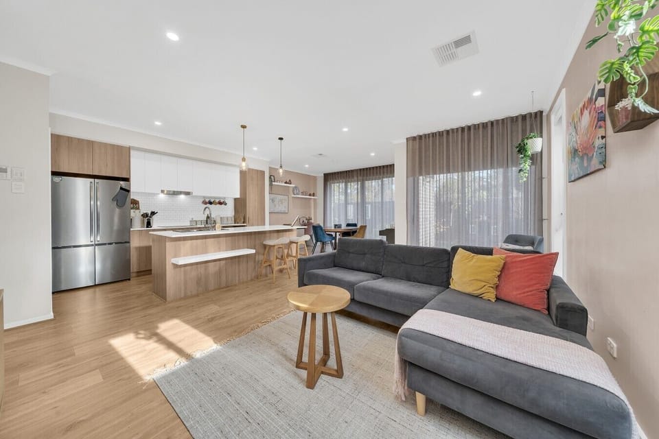 Open-plan living and kitchen, perfect for family gatherings