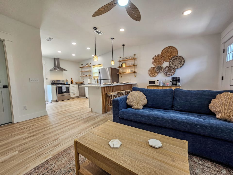 Relax, dine, and connect in this bright, open living space.