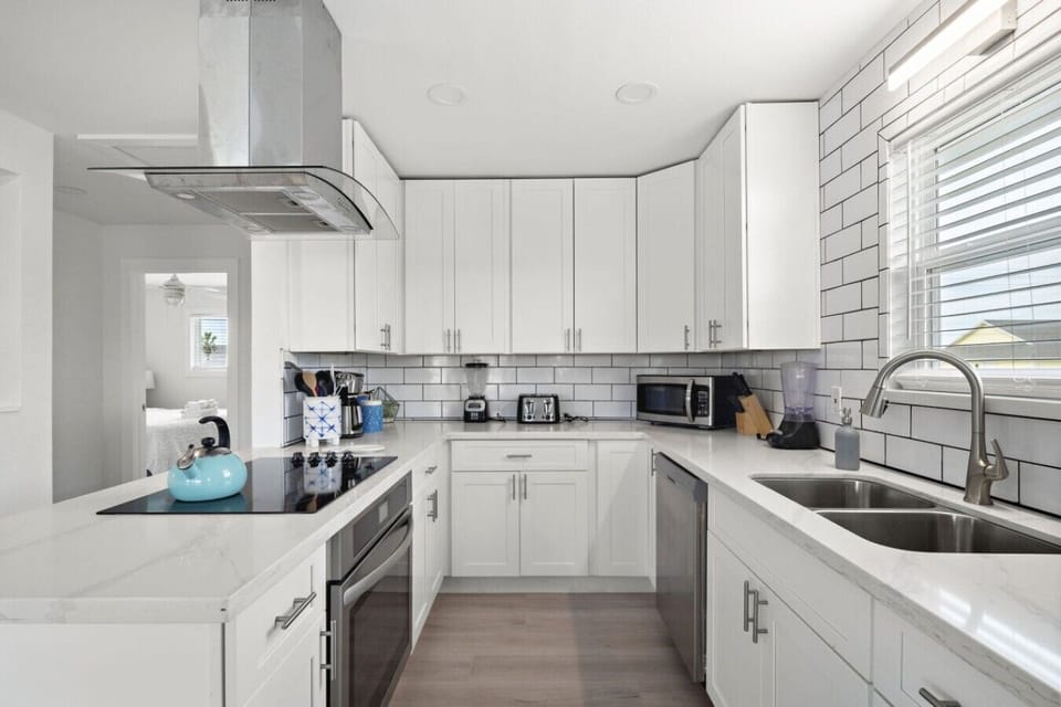 Whip up delicious meals in this charming kitchen
