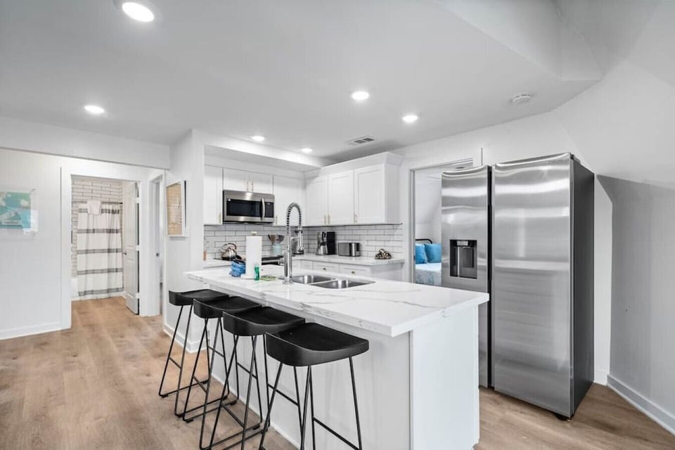Whip up delicious meals in this charming kitchen