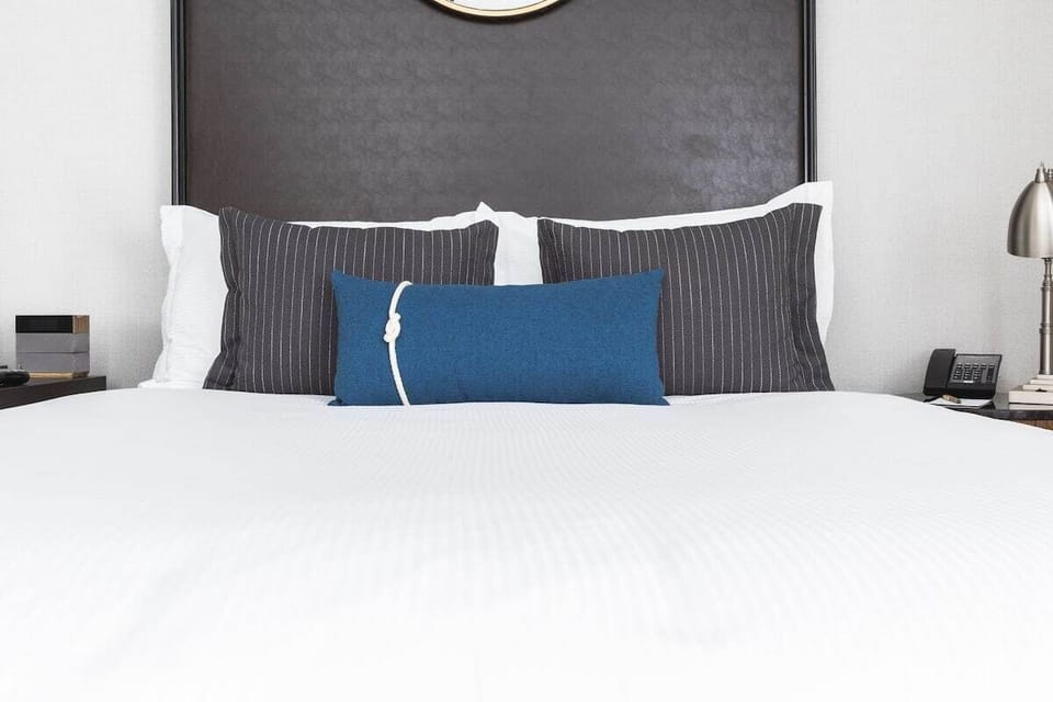 Drift off fast with cloud-soft sheets and calming, cozy tones