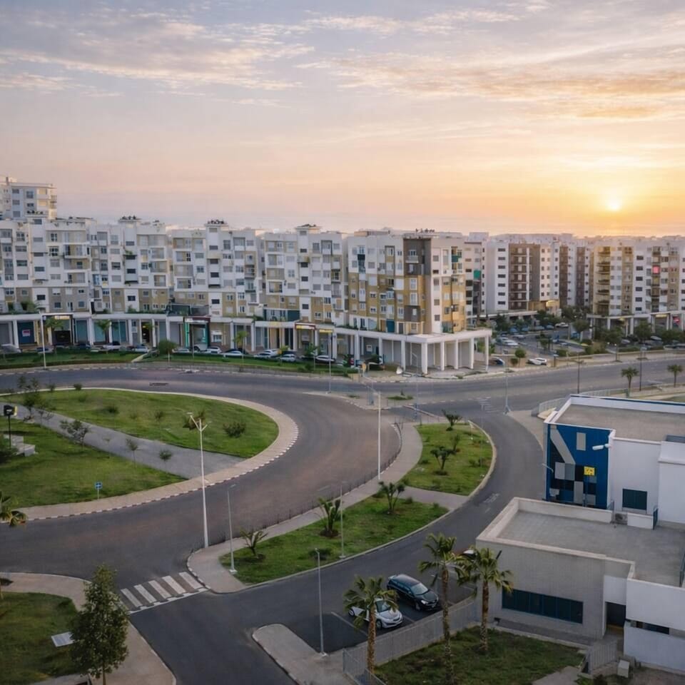 Set in a modern residential area of Agadir, offering clean surroundings, wide roads and a calm atmosphere. A short drive to the beach, city centre and Souk, while enjoying a quieter and more relaxed stay.