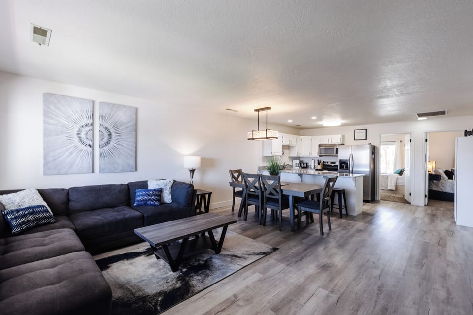 Our brand new renovated condo has over 1000 square ft of room to stretch out