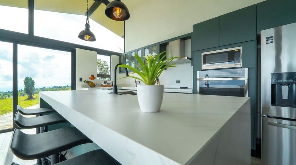 This kitchen is designed to inspire you as a chef. 