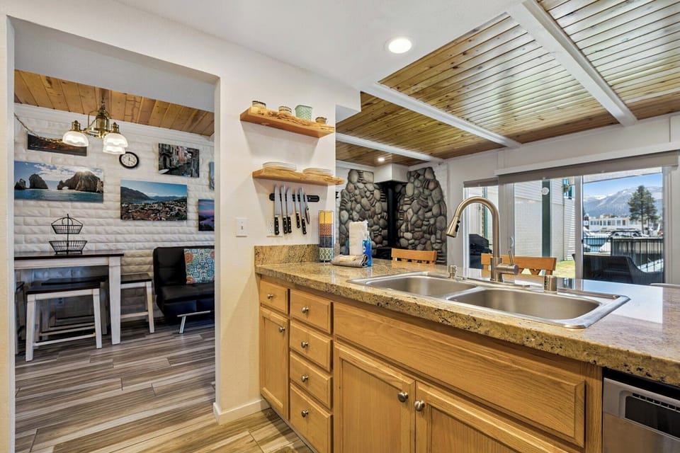 Well Appointed Kitchen with Water Views
