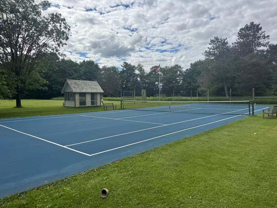 tennis courts