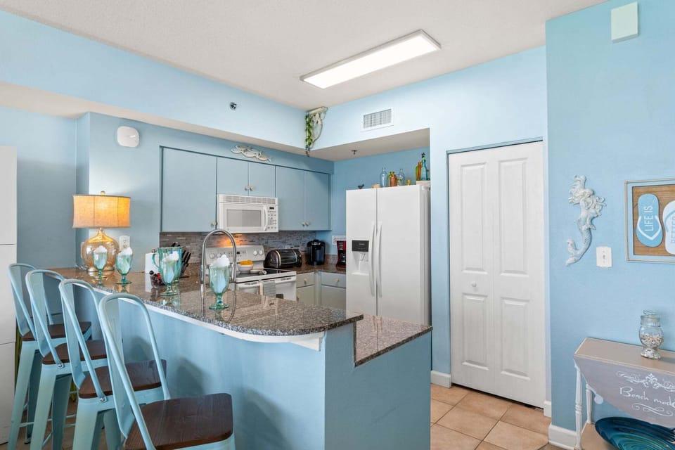 Full-Size Kitchen with Bar Seating