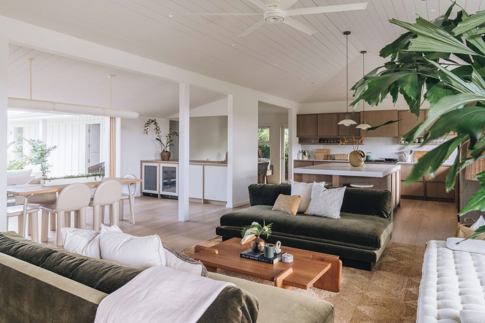 Bright and inviting, this open living space is designed for effortless indoor-outdoor living.