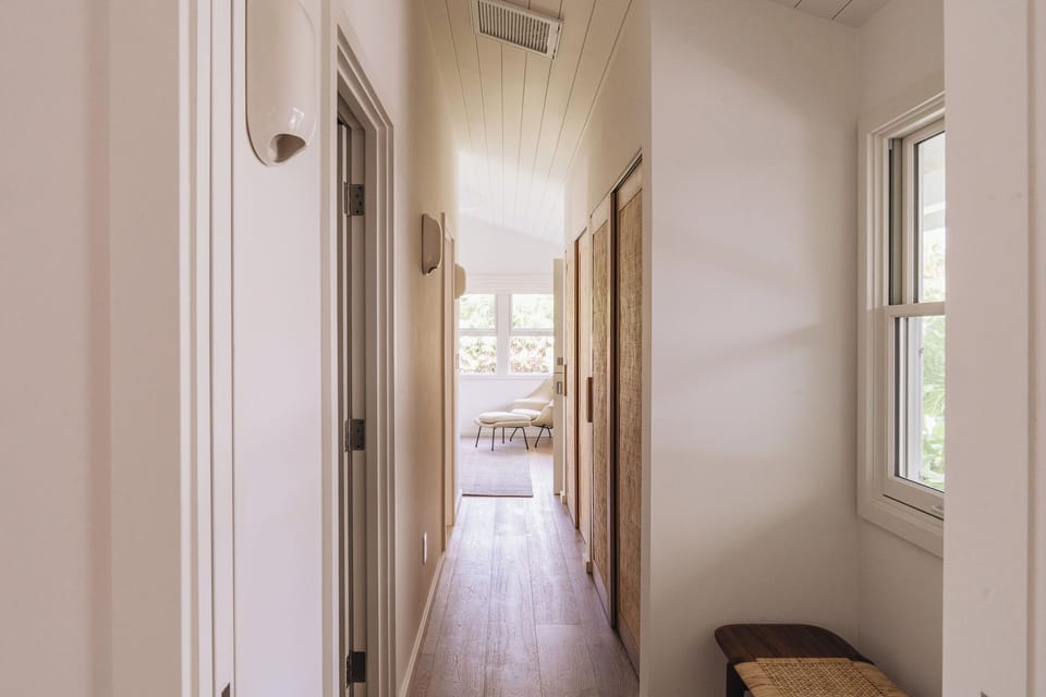 Clean lines and natural light connect the home's thoughtfully designed living spaces.