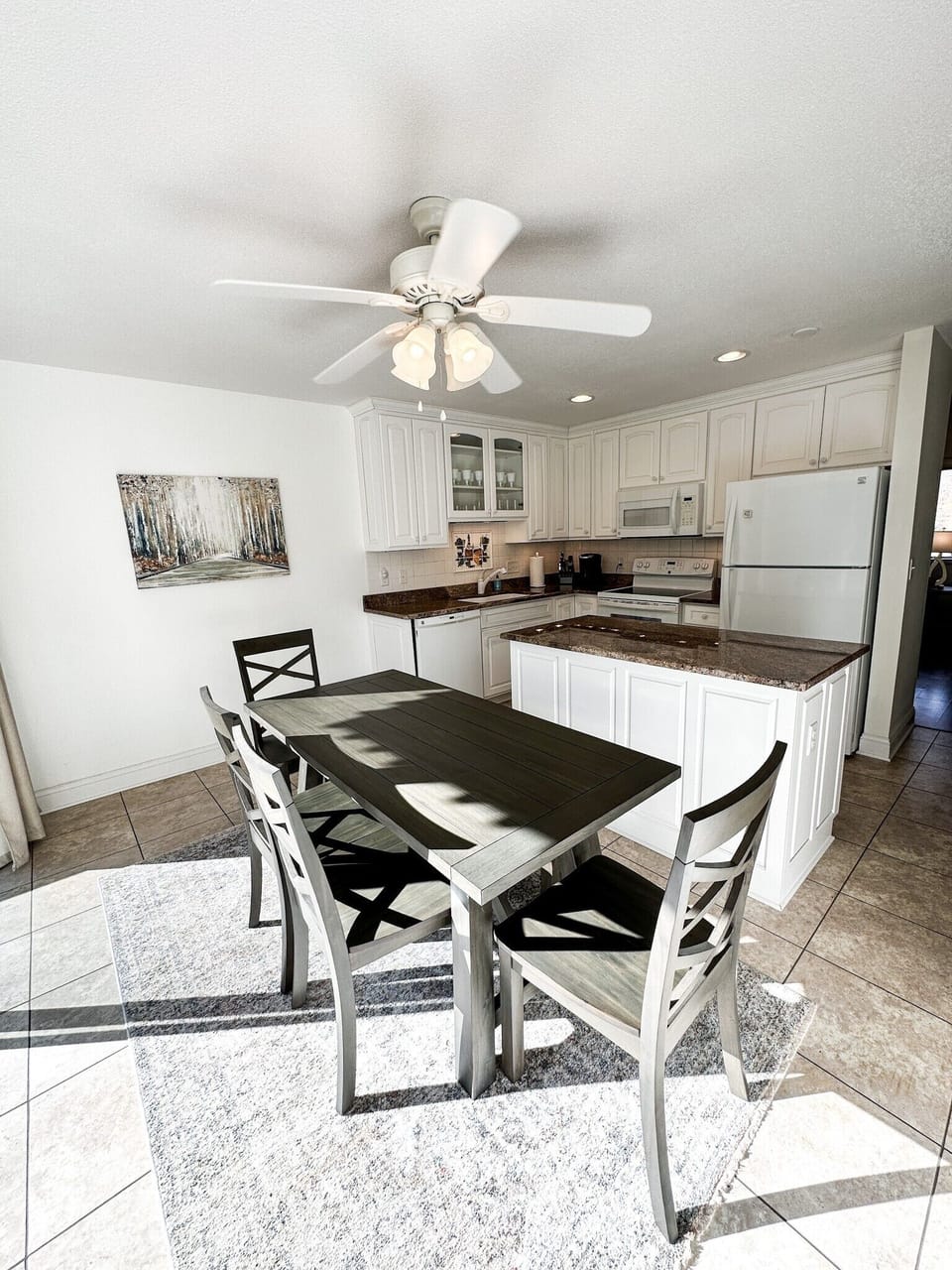 Beautiful updated kitchen and dining space great for group meals