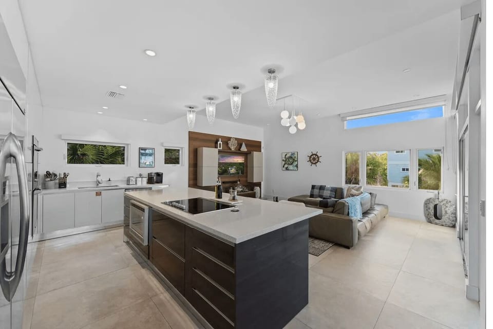 Kitchen and Living Room