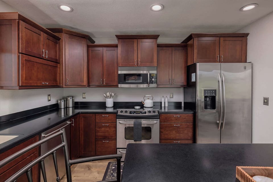 Large fully stocked kitchen