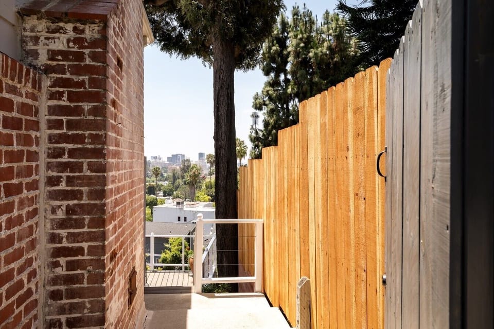 Private side entrance, completely separate from the main house.