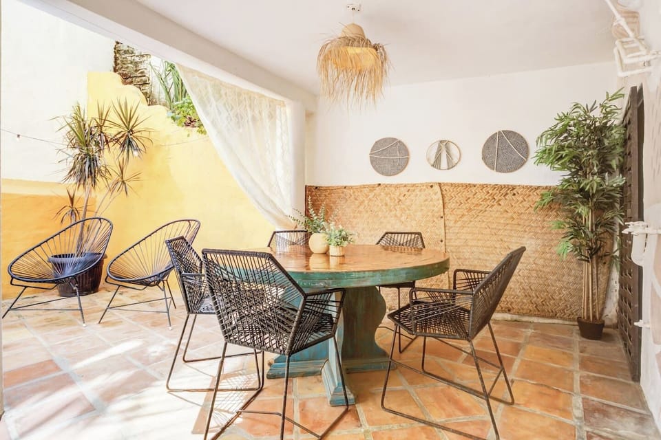 Dine outside in the fresh tropic air