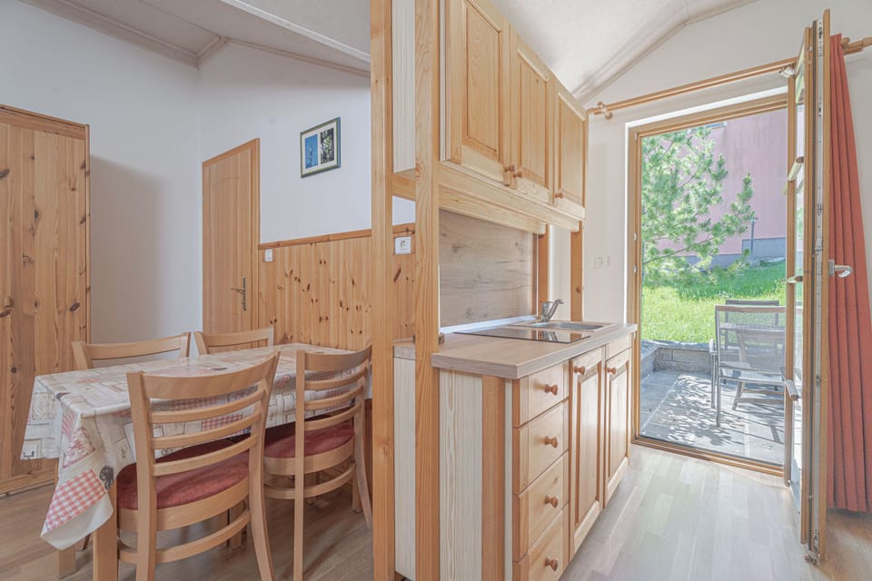 Kitchen and dining area