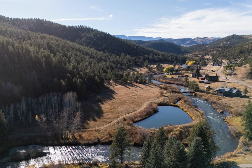 Aerial View | On-Site Fishing | 47-Acre Property w/ Pond