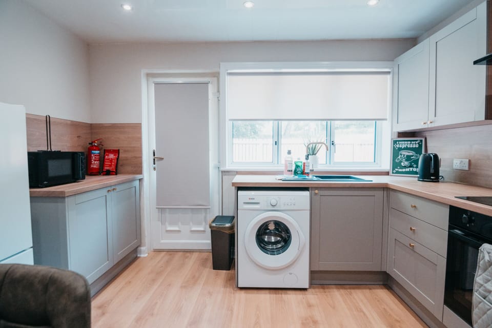 Kitchen With Back Door